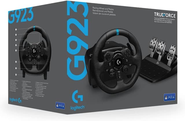 Thumbnail 12 de Logitech G923 Volante y Pedales para PS5, PS4 y PC