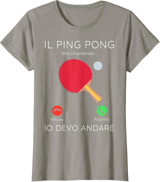 Detalle 1 de Maglietta ping pong con frase divertente