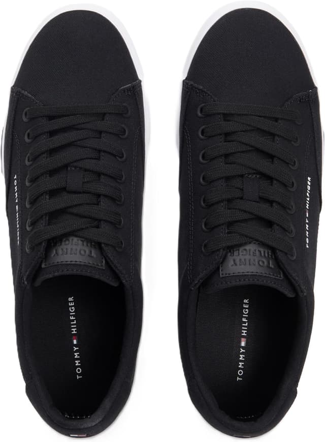 Detalle de Tommy Hilfiger Vulc Core RWB Long Lace Cvs Fm0fm05813 da uomo: stile casual con allacciatura