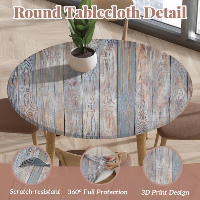 Thumbnail 3 de Odot Mantel Antimanchas Ajustable 140cm 🌧️ Mesa Redonda Impermeable