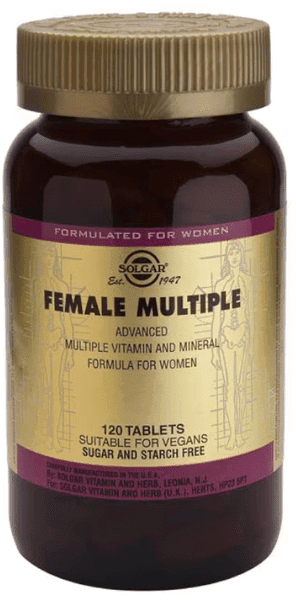 Imagen de Solgar Female Multiple 120 Comprimidos 💊 en OfertitasTOP