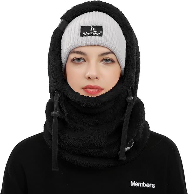 Thumbnail 2 de Shy Velvet Balaclava Wind-Resistant Face Mask