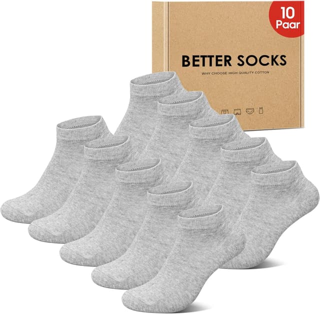 Detalle de Calze sportive IceReco 6/10, cotone traspiranti