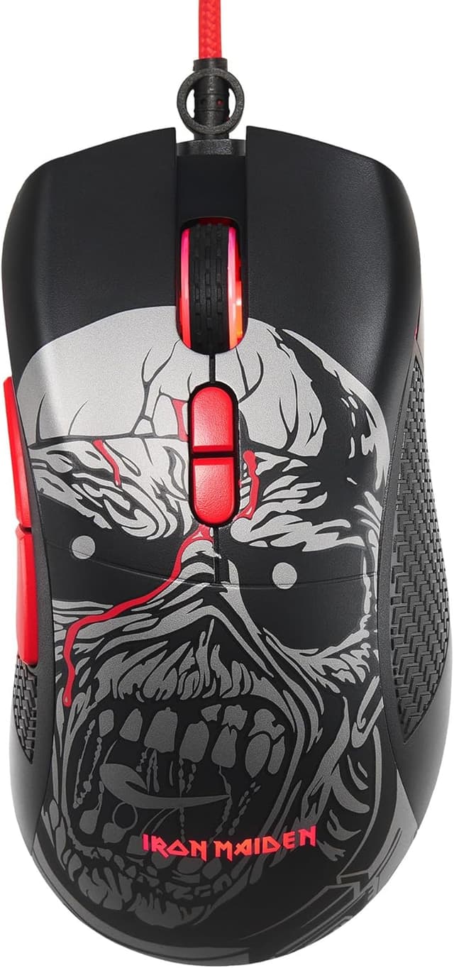 Detalle de Subsonic Iron Maiden mouse da gaming 7200 DPI