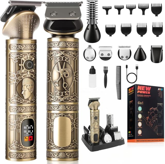 Detalle de Cordless 6-in-1 beard trimmer, 2500mAh