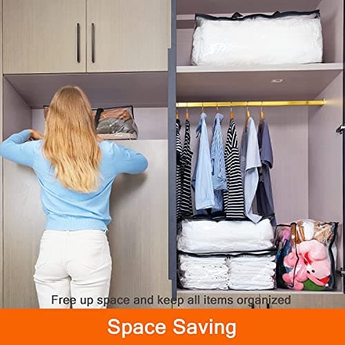 Thumbnail 5 de Vieshful 5 Piezas Bolsas Translucidas para Ropa y Mudanza