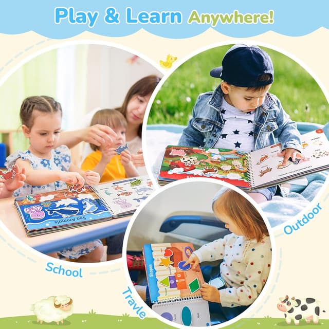 Thumbnail 5 de JoyCat Busy Book for Toddlers 3-5