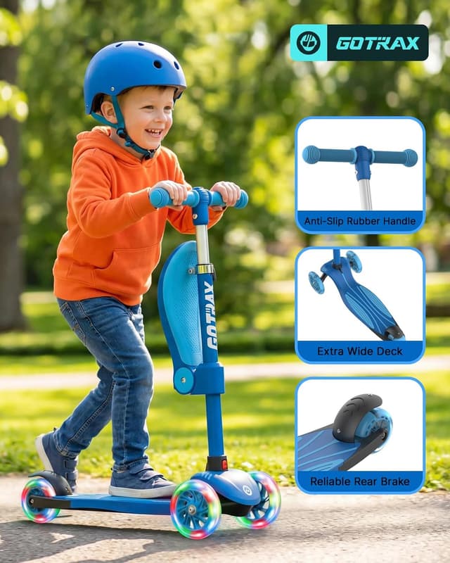 Thumbnail 6 de Gotrax KS3 Kids Kick Scooter 3 LED Wheels