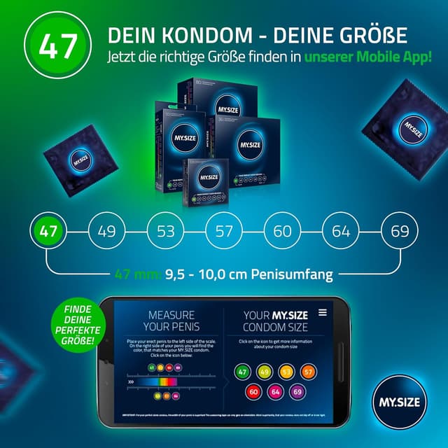 Detalle 2 de MY.SIZE Classic Kondome Größe 1 80 Stück