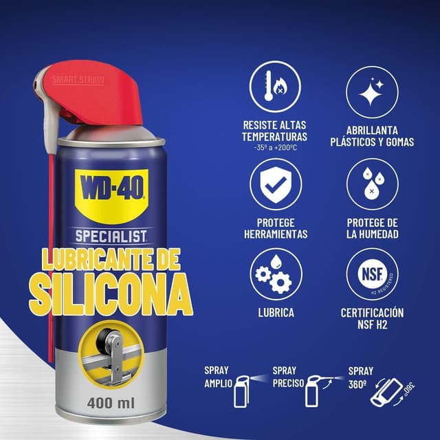 Detalle 2 de WD-40 Specialist Lubricante de silicona 400 ml