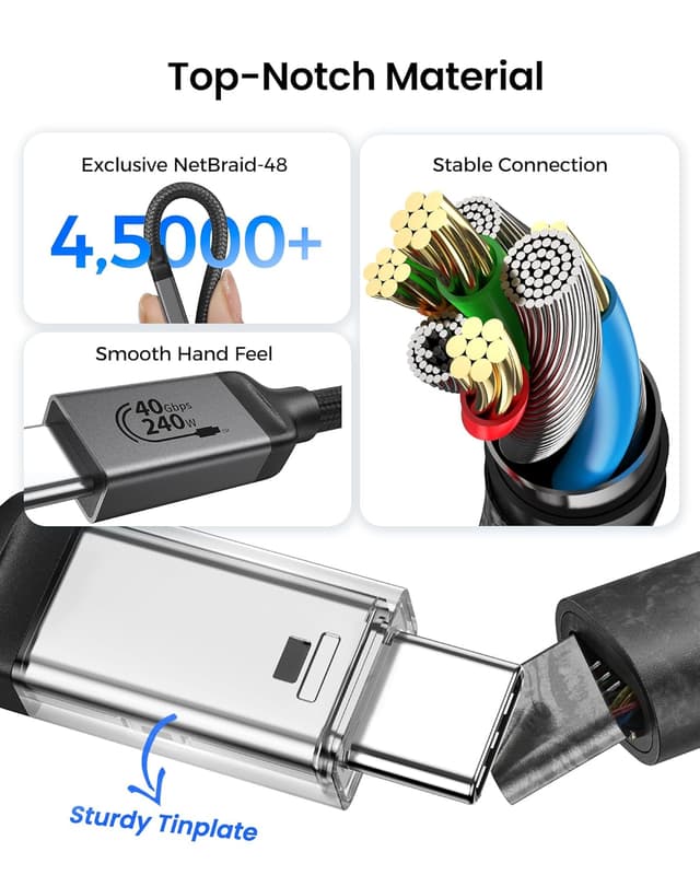 Thumbnail 5 de Silkland USB 4 Cable 3.3FT 40Gbps