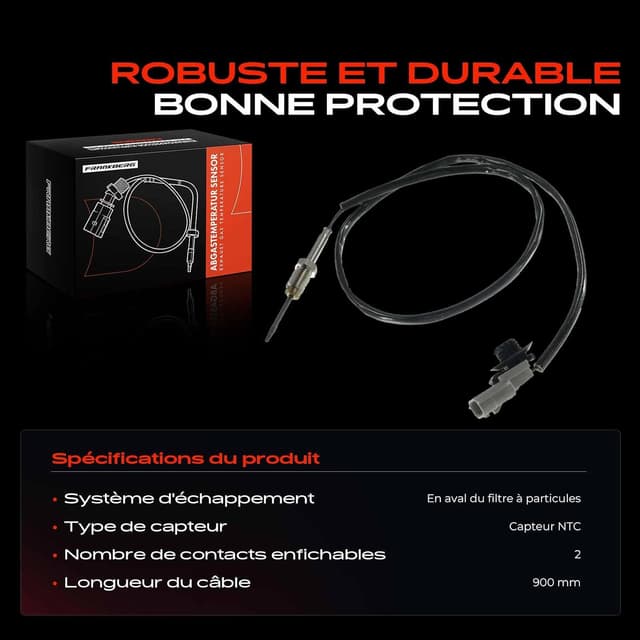 Thumbnail 3 de Capteur température 1,5 L 2 pôles pour véhicules