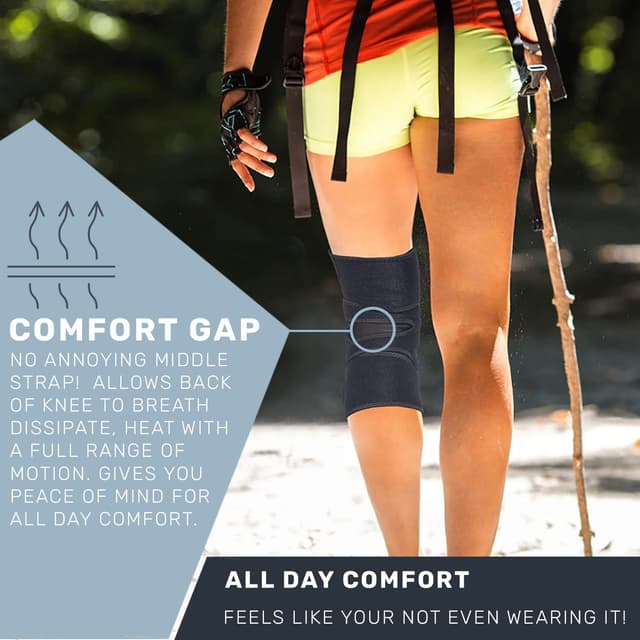 Detalle de Knee Support Brace 4‑Way Adjustable