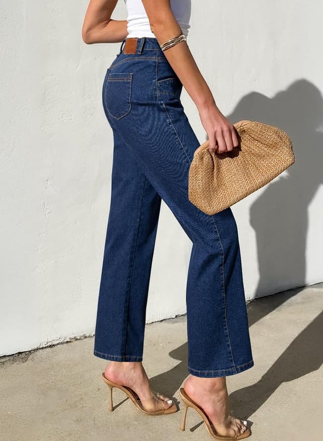 Detalle 2 de Sidefeel Straight Leg Jeans high waisted