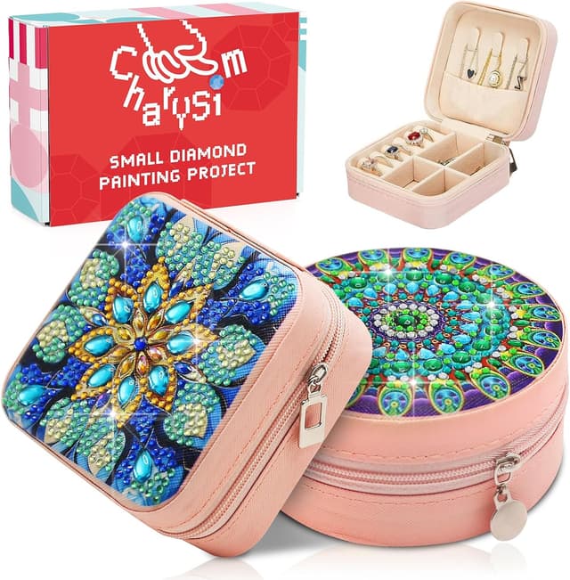 Imagen de CharySim Diamond Painting Schmuckkästchen Set en OfertitasTOP