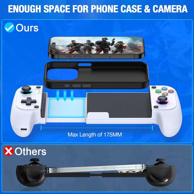 Thumbnail 5 de Fanxieast Ultimate Wireless Mobile Gaming Controller for iPhone/Android