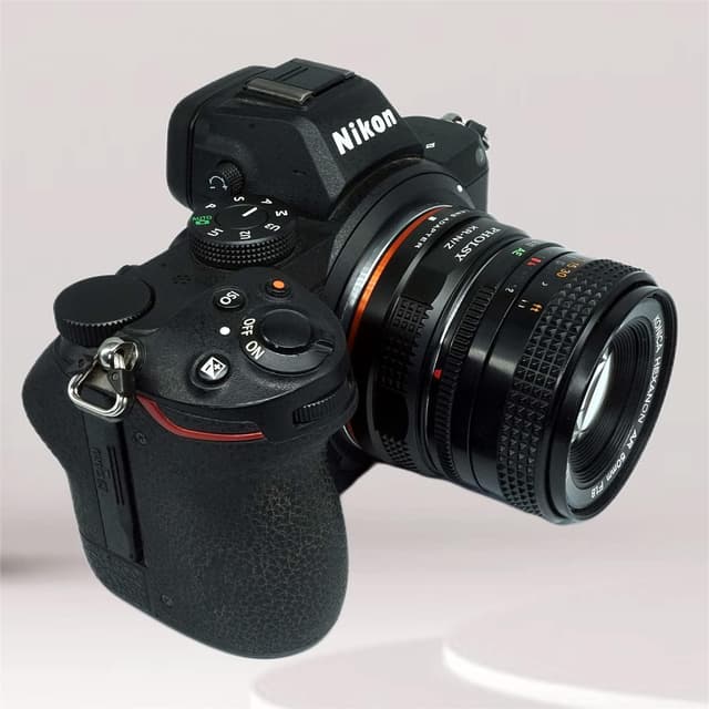 Detalle de PHOLSY Objektivadapter für Konica AR auf Nikon Z-Mount (Kompatibel mit Z fc, Z30, Z9, Z8, Z6, Z7, Z5, Z50) – Hinweis: nicht für Z6 II/Z7 II