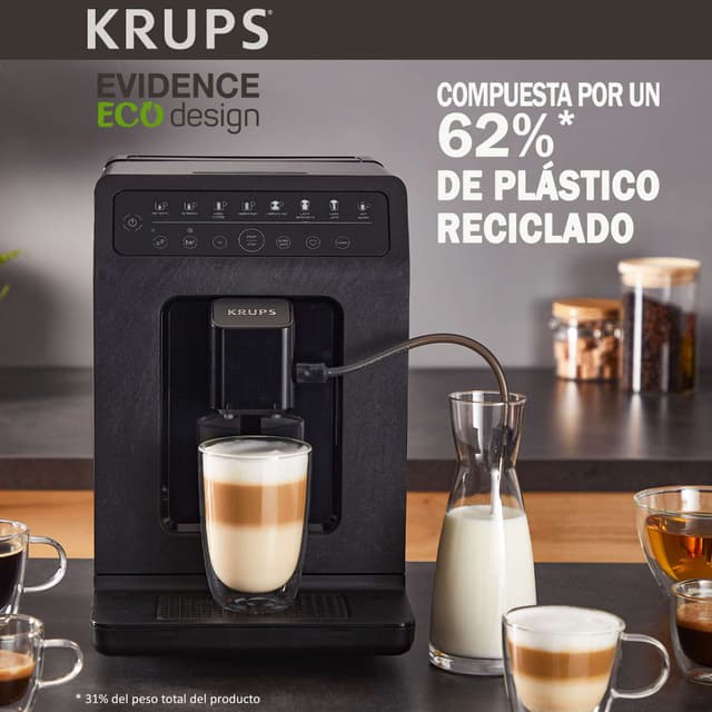 Thumbnail 2 de Krups Evidence Eco-Design Cafetera Automática ☕ 15 Bares