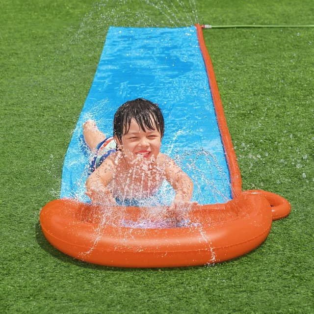 Detalle 2 de Bestway H20GO Resbaladilla de Agua Inflable 4.88 m con Aspersores🌊