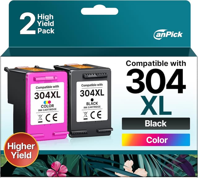 Detalle de CanPick 304XL Multipack 2‑Pack Druckerpatronen 🖨
