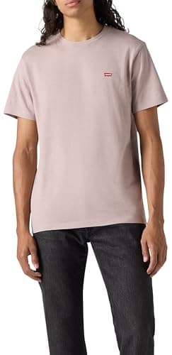 Detalle de Camiseta Levi's SS Original Housemark tee en Purple Dove (talla M) para hombre