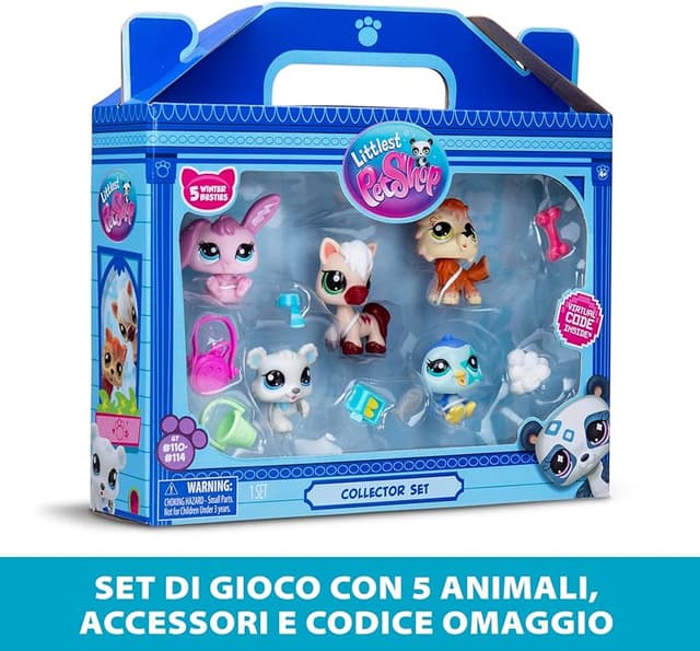 Detalle 2 de BANDAI Littlest Pet Shop Pack de 5 Winter Besties