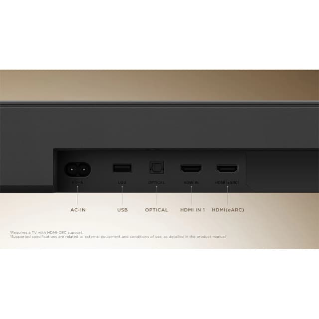 Detalle de TCL Q65KE barra 5.1 580 W