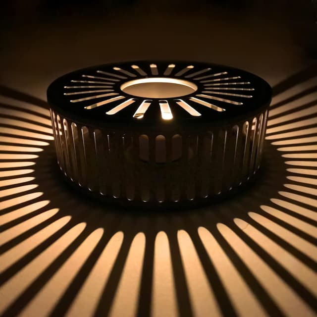 Detalle 2 de Creano scaldavivande in acciaio inox con portacandele per teiere e tazze