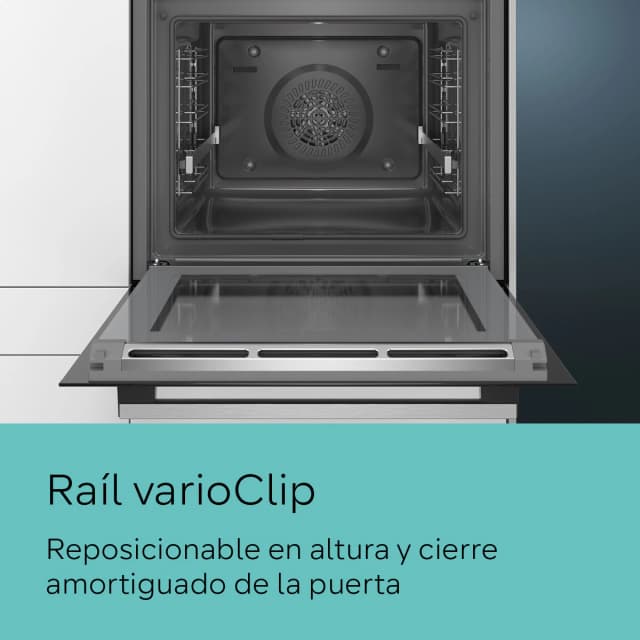 Detalle de Siemens HB578G0S00 horno pirolítico