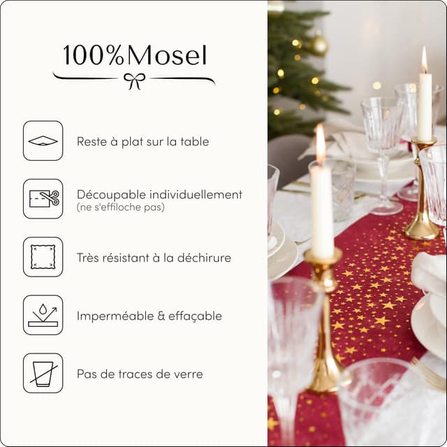 Thumbnail 4 de 100%Mosel Chemin de table 20 cm đ