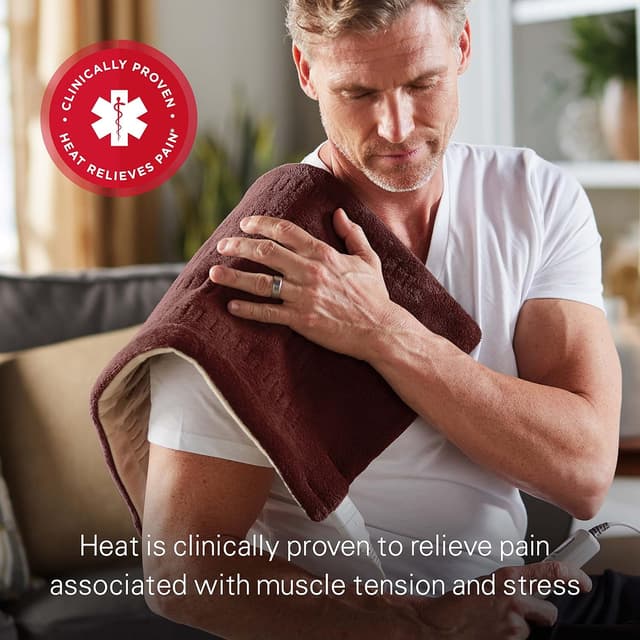 Thumbnail 3 de Sunbeam XL Back Neck and Shoulder Heat Therapy 12 x 24