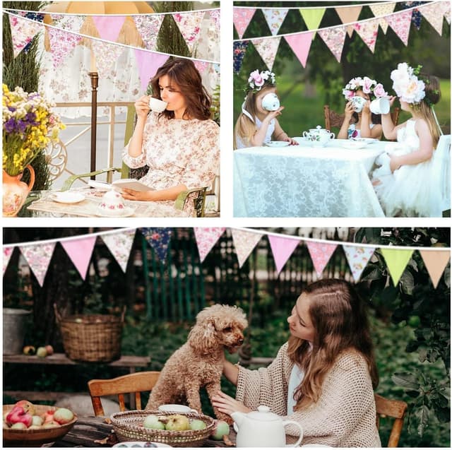 Thumbnail 6 de Alintor 45.9ft 46pcs Bunting Flags