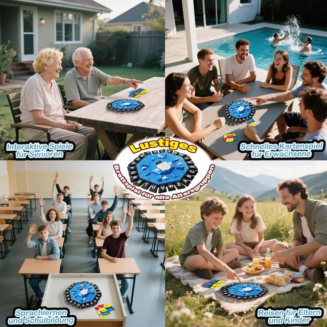 Thumbnail 6 de Wortspiel Familienspiel mit 24 Tasten 🎲