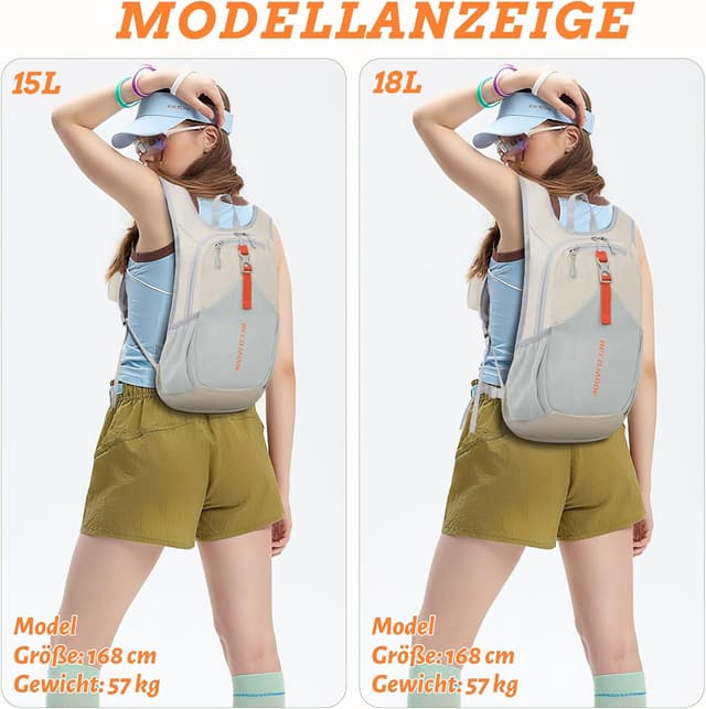 Thumbnail 4 de BECOJADDE 15L Wanderrucksack