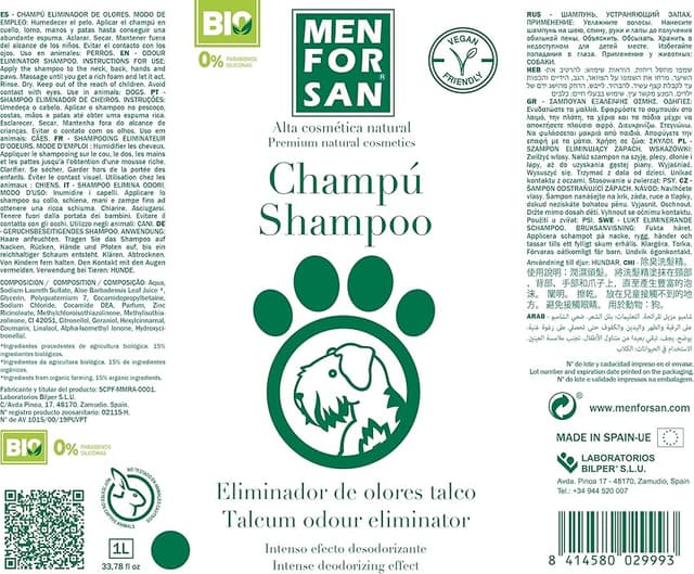 Thumbnail 2 de MENFORSAN Champú Macadamia 1 l para perros