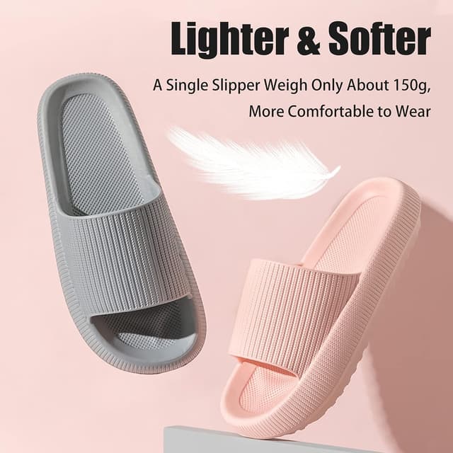 Detalle 1 de rosyclo Cloud Slippers, 1.6 in thick sole