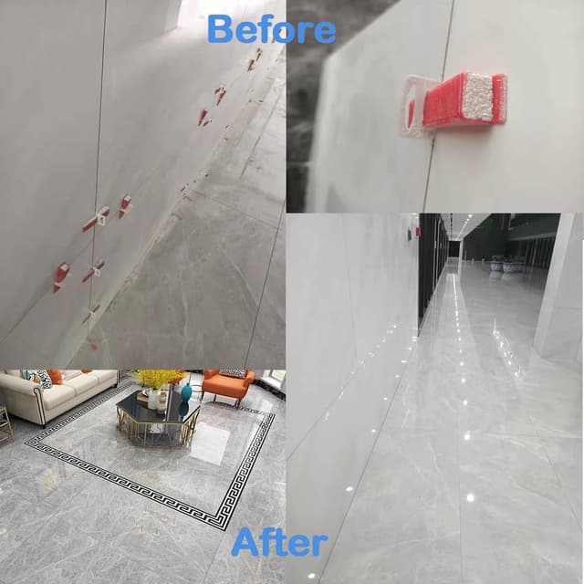 Detalle de QTACIE Tile Leveling System 1mm (300 pcs) for Ceramic Tile & Stone Installation