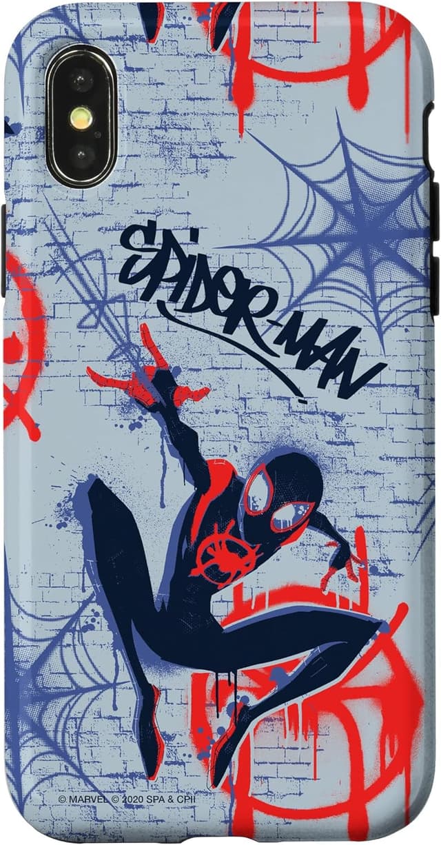 Detalle 1 de Custodia per iPhone 17 Spider-Man graffiti