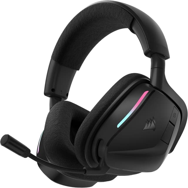 Detalle de Casque gaming sans fil Corsair VOID v2 Carbon avec Bluetooth et Dolby Atmos
