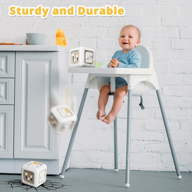 Detalle de lerrbo Motorikwürfel 6-in-1: sensorisches Spielzeug für Kleinkinder ab 1 Jahr