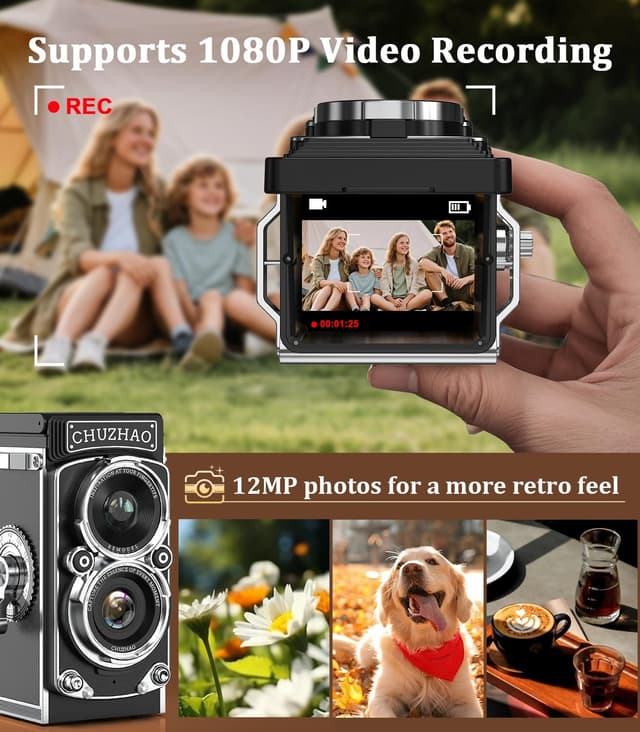 Detalle de CHUZHAO Mini Retro Digital Camera 12MP