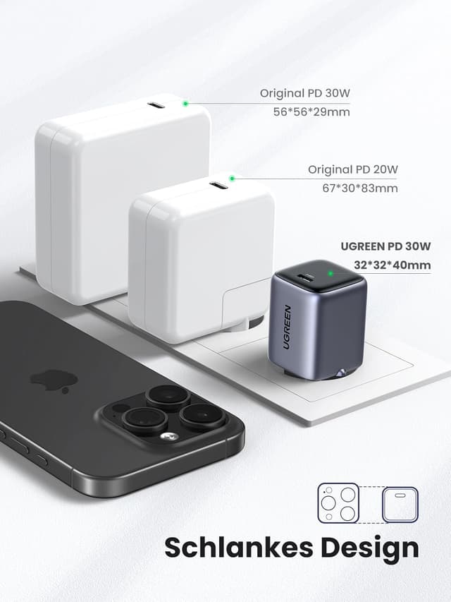 Detalle 2 de UGREEN Nexode 30W USB C Ladegerät