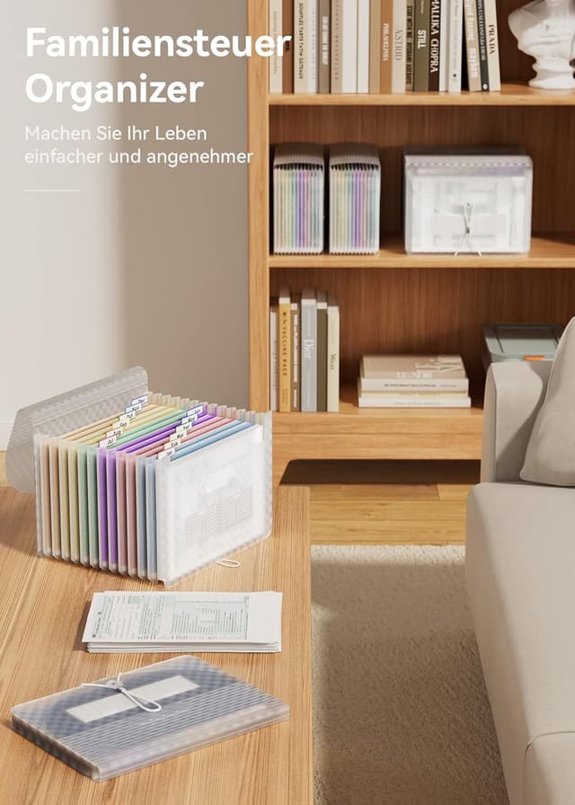 Detalle 2 de ABC life A4 Dokumentenmappe 13 Fächer