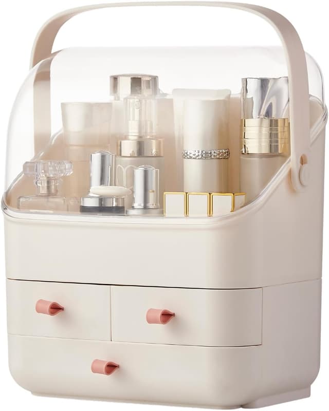 Imagen de Makeup Organiser Holder with Lid 3-Drawer en OfertitasTOP