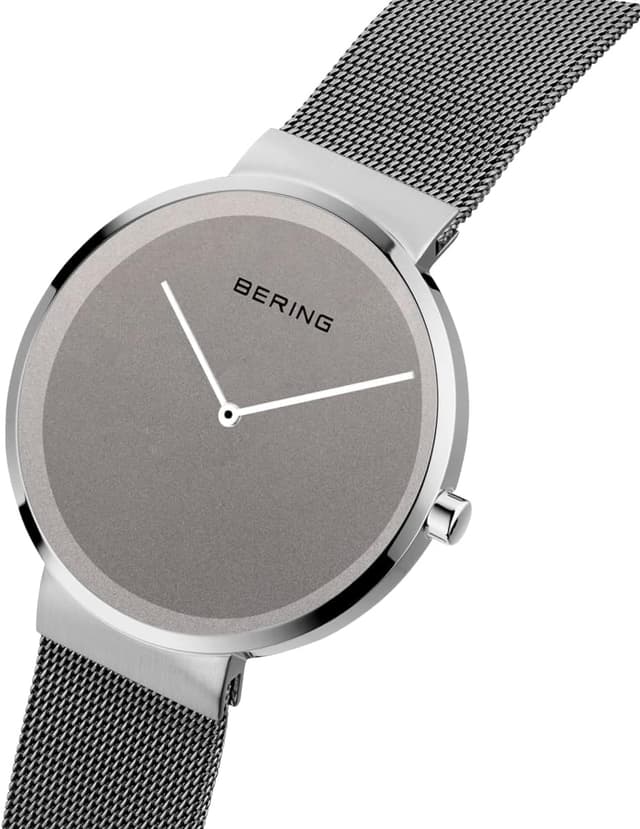 Detalle 2 de BERING Quarz Armbanduhr „Quarz Uhr“ (39 mm) mit Saphierglas und 5 ATM – Unisex 14539