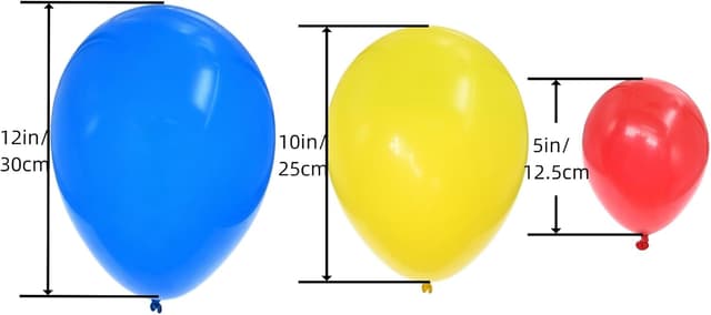 Thumbnail 1 de ZHIYE 200 Pack Party Balloons 12 10 5 Inch