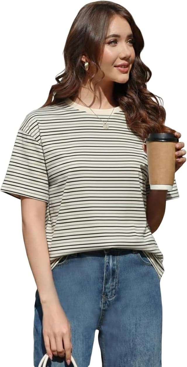 Detalle 2 de Cuptacc Damen T-Shirt Oversize Rundhals