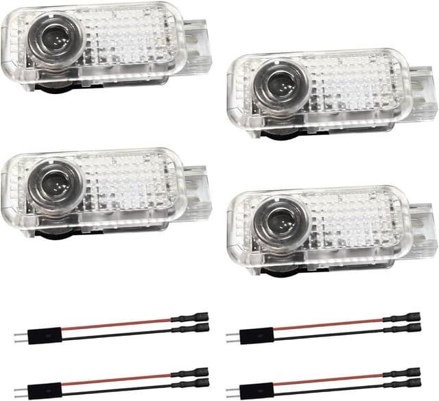 Thumbnail 6 de Krewua Confezione 2 luci proiettore logo porte