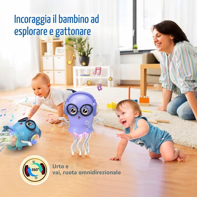 Detalle 1 de Zonopy Medusa danzante giocattolo per bambini