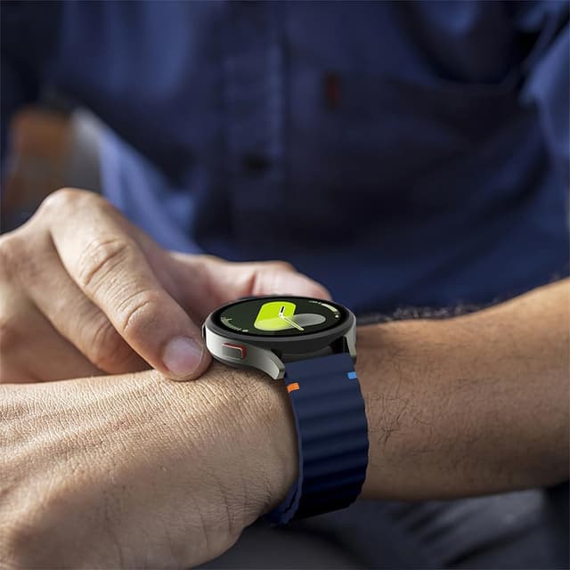 Detalle de 22mm silicone watch strap for Coros and Ticwatch